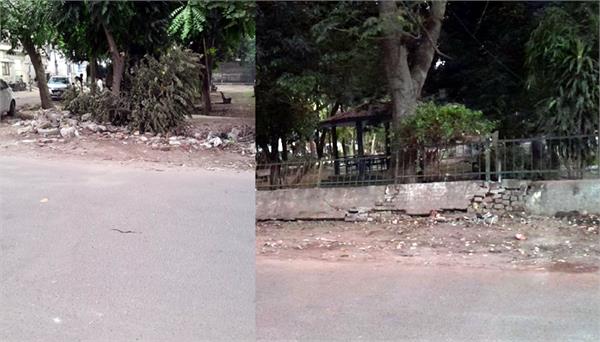 condition of park near pratap bagh in jalandhar is bad