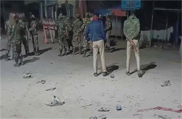 ramgarh assembly chaos outside counting centre