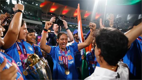 victory parade for odi world cup winner indian women cricket team