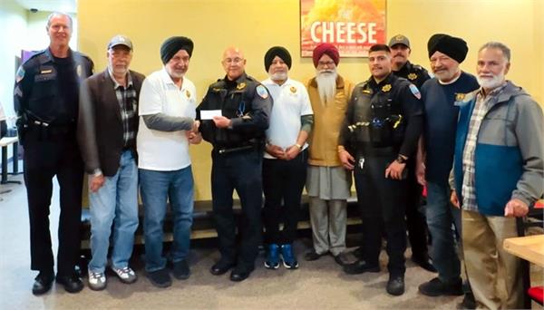 american punjabi sikh community kerman helps kerman police in need