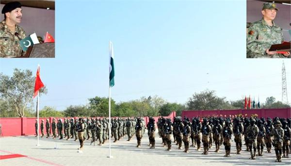 pakistan  china begin warrior 9 exercise