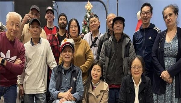 sts company organizes a grand party on christmas