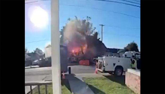 ਵੱਡਾ ਹਾਦਸਾ: ਗੈਸ ਲਾਈਨ ਧਮਾਕੇ ਮਗਰੋਂ ਭਿਆਨਕ ਅੱਗ, 6 ਲੋਕ ਜ਼ਖਮੀ