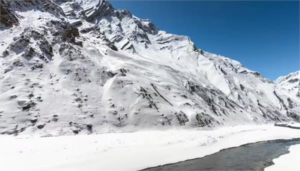 fresh snowfall on high hills