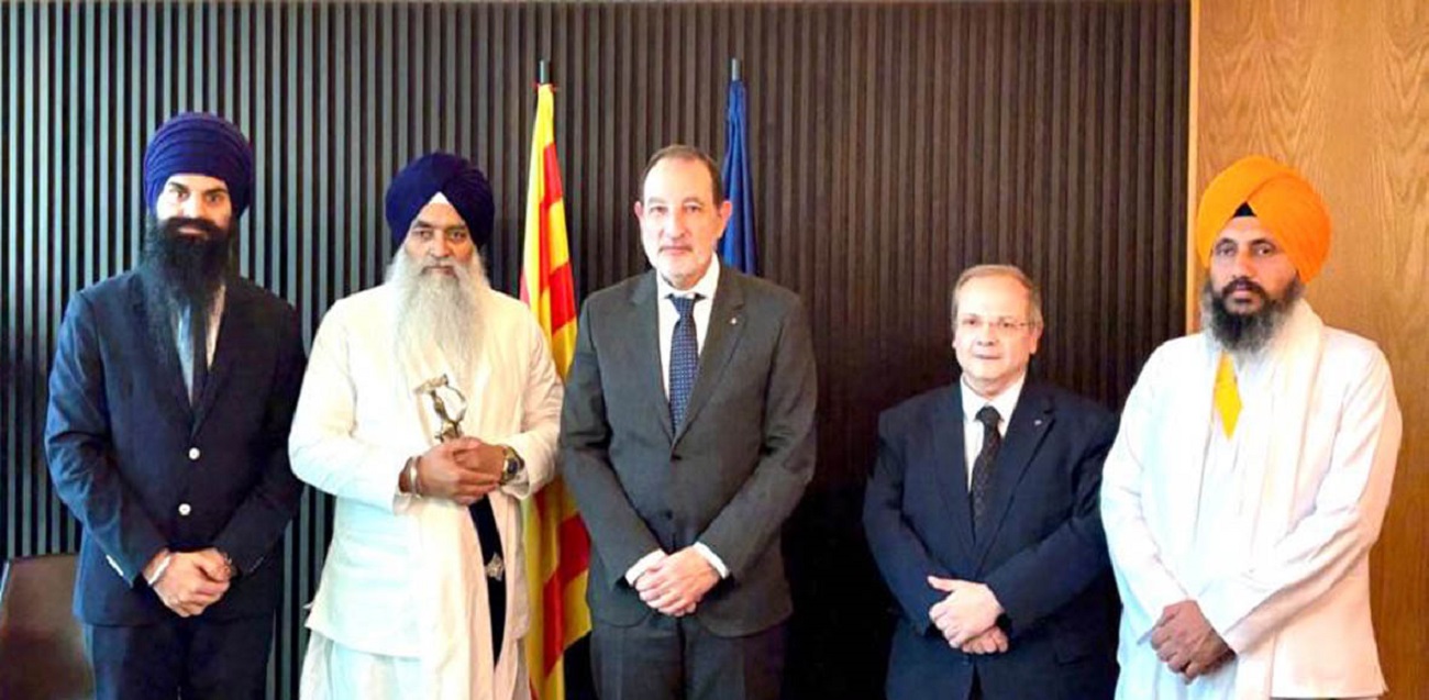 ਗਿਆਨੀ ਰਘਬੀਰ ਸਿੰਘ ਨੇ ਸਪੇਨ ਦੇ ਨਿਆਂ ਮੰਤਰੀ ਰਾਮੋਨ ਏਸਪਾਦਾਲੇਰ ਨਾਲ ਕੀਤੀ ਮੁਲਾਕਾਤ
