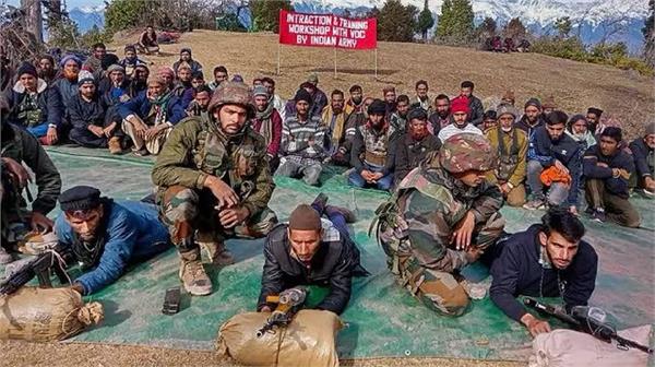 weapons training for jammu villagers to keep an eye on terrorists