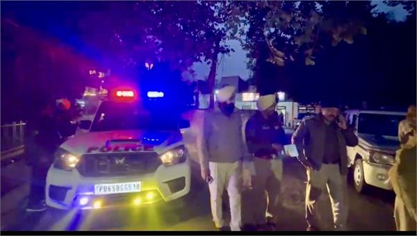 police took out a flag march in phagwara