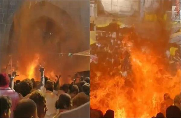 major accident during celebration of municipal election victory in pune