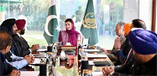 sikhs of america delegation meets west punjab cm maryam nawaz sharif