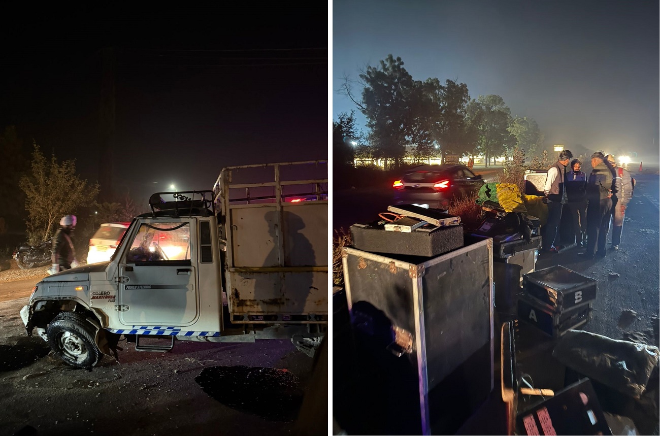 ਮੋਗਾ ''ਚ ਵੱਡਾ ਹਾਦਸਾ: ਵਿਆਹ ਸਮਾਗਮ ਤੋਂ ਵਾਪਸ ਆਉਂਦੇ ਫੁੱਟਪਾਥ ''ਤੇ ਪਲਟੀ ਮਹਿੰਦਰਾ ਪਿਕਅੱਪ, 1 ਦੀ ਮੌਤ