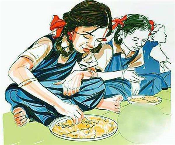 mid day meal format changed in december