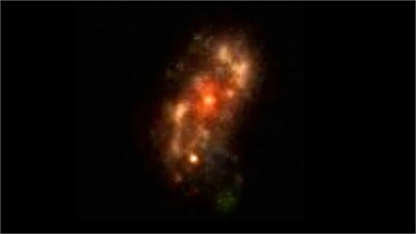 indian space scientists discover giant snake shaped galaxy
