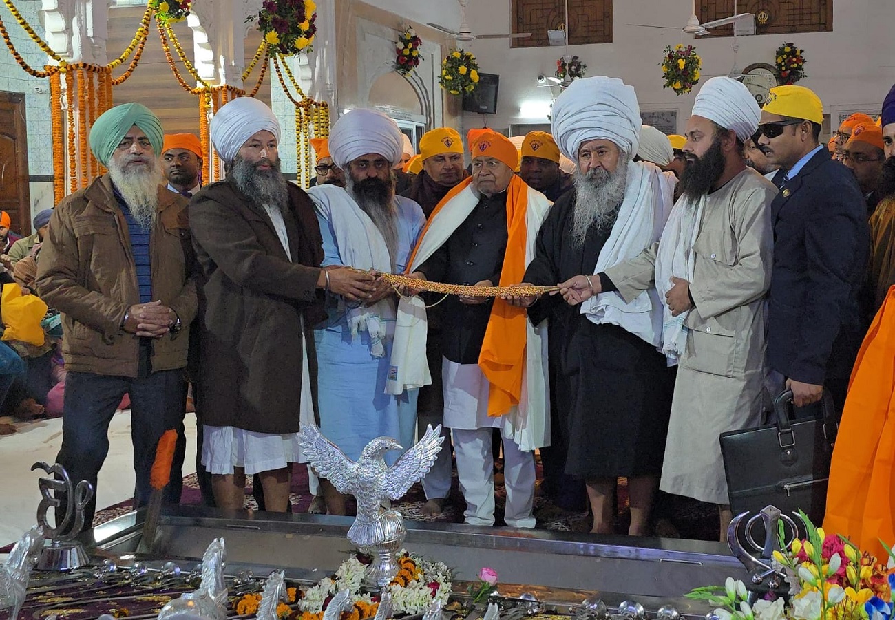 ਪ੍ਰਕਾਸ਼ ਪੁਰਬ ''ਤੇ ਗੁ.ਬਾਲ ਲੀਲ੍ਹਾ ਵਿਖੇ ਨਤਮਸਤਕ ਹੋਏ ਬਿਹਾਰ ਦੇ CM ਨਿਤਿਸ਼ ਕੁਮਾਰ