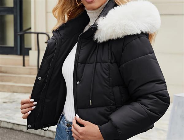 winter  short jacket  young women