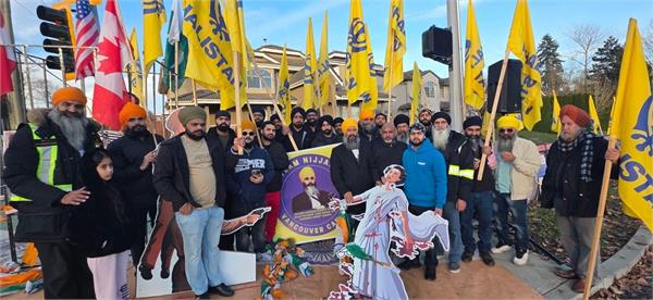 canada indian high commissioner protest