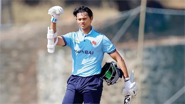 jaiswal  s century helps mumbai defeat haryana