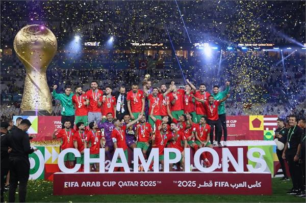 arab cup morocco beats jordan 3 2 to win title