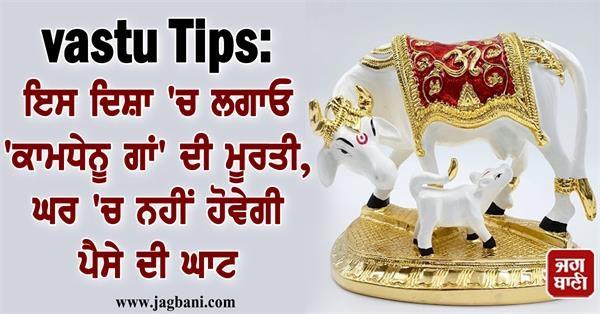 vastu tips place the idol of kamdhenu cow