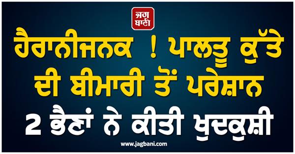 dog sick sisters suicide