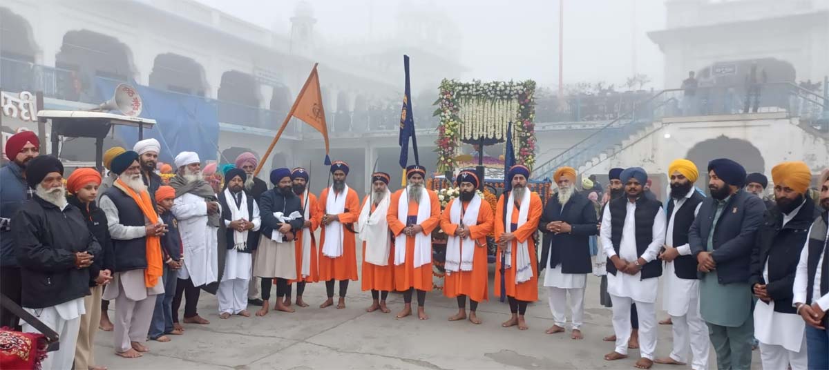 ਇਤਿਹਾਸਕ ਗੁਰਦੁਆਰਾ ਪੁਲ ਪੁਖ਼ਤਾ ਸਾਹਿਬ ਤੋਂ ਖ਼ਾਲਸਾਈ ਸ਼ਾਨੋ-ਸ਼ੌਕਤ ਨਾਲ ਸਜਾਇਆ ਗਿਆ ਨਗਰ ਕੀਰਤਨ