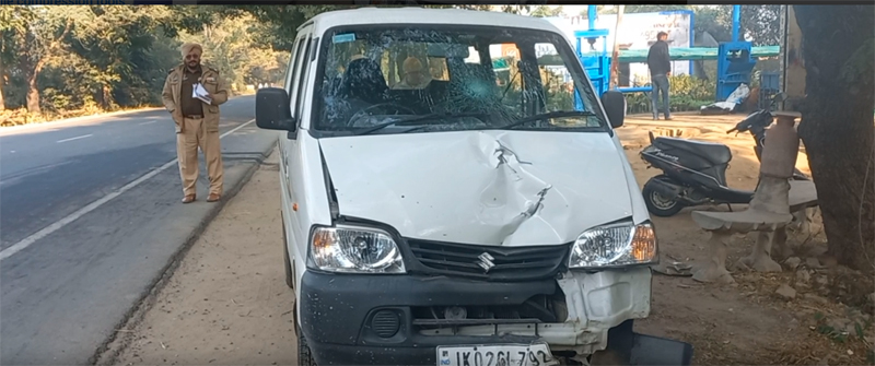 ਗੜ੍ਹਸ਼ੰਕਰ-ਹੁਸ਼ਿਆਰਪੁਰ ਰੋਡ 'ਤੇ ਵੱਡਾ ਹਾਦਸਾ, ਔਰਤ ਦੀ ਮੌਕੇ 'ਤੇ ਮੌਤ