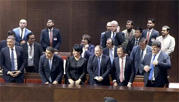 a parliamentary delegation from georgia observed the lok sabha