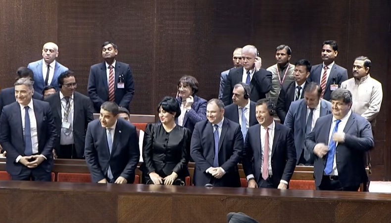 ਜਾਰਜੀਆ ਦੇ ਇੱਕ ਸੰਸਦੀ ਵਫ਼ਦ ਨੇ ਦੇਖੀ ਲੋਕ ਸਭਾ ਦੀ ਕਾਰਵਾਈ