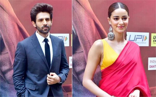 ananya and kartik promote   tu meri main tera  main tera tu meri   on kbc set