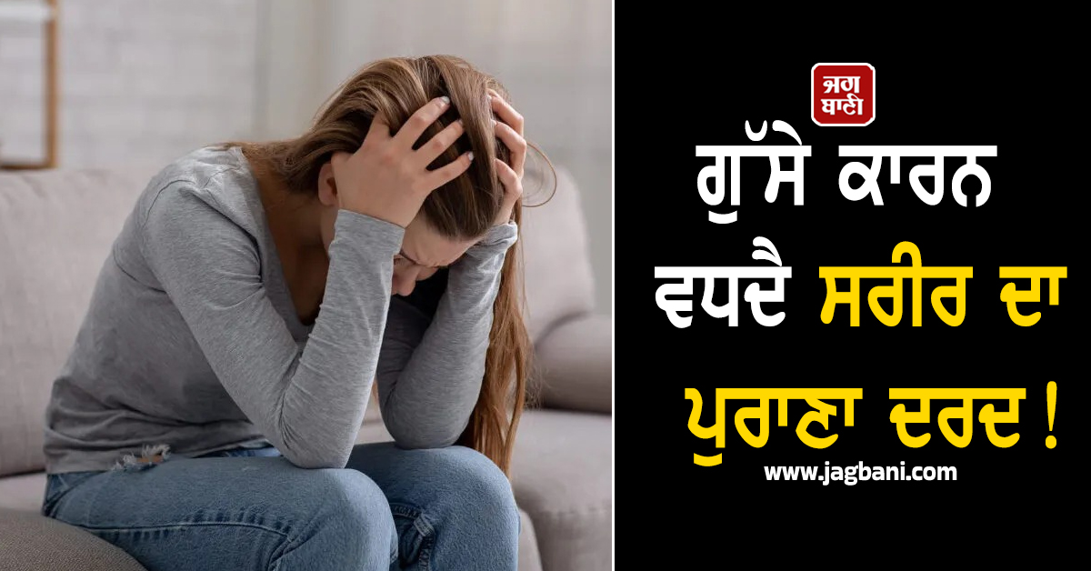 ਗੁੱਸੇ ਕਾਰਨ ਵਧਦੈ ਸਰੀਰ ਦਾ ਪੁਰਾਣਾ ਦਰਦ ! ਮਾਹਿਰਾਂ ਨੇ ਨਵੇਂ ਅਧਿਐਨ ''ਚ ਕੀਤਾ ਦਾਅਵਾ