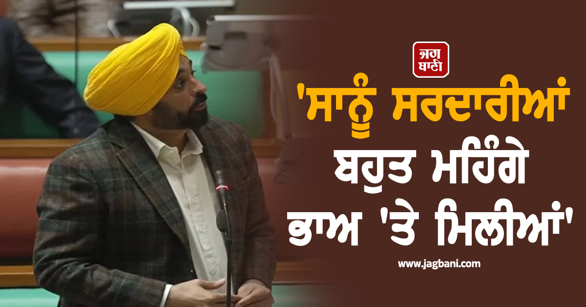 'ਸਾਨੂੰ ਸਰਦਾਰੀਆਂ ਬਹੁਤ ਮਹਿੰਗੇ ਭਾਅ 'ਤੇ ਮਿਲੀਆਂ', ਚਾਰ ਸਾਹਿਬਜ਼ਾਦਿਆਂ ਦੀ ਯਾਦ 'ਚ ਬੋਲੇ CM ਮਾਨ