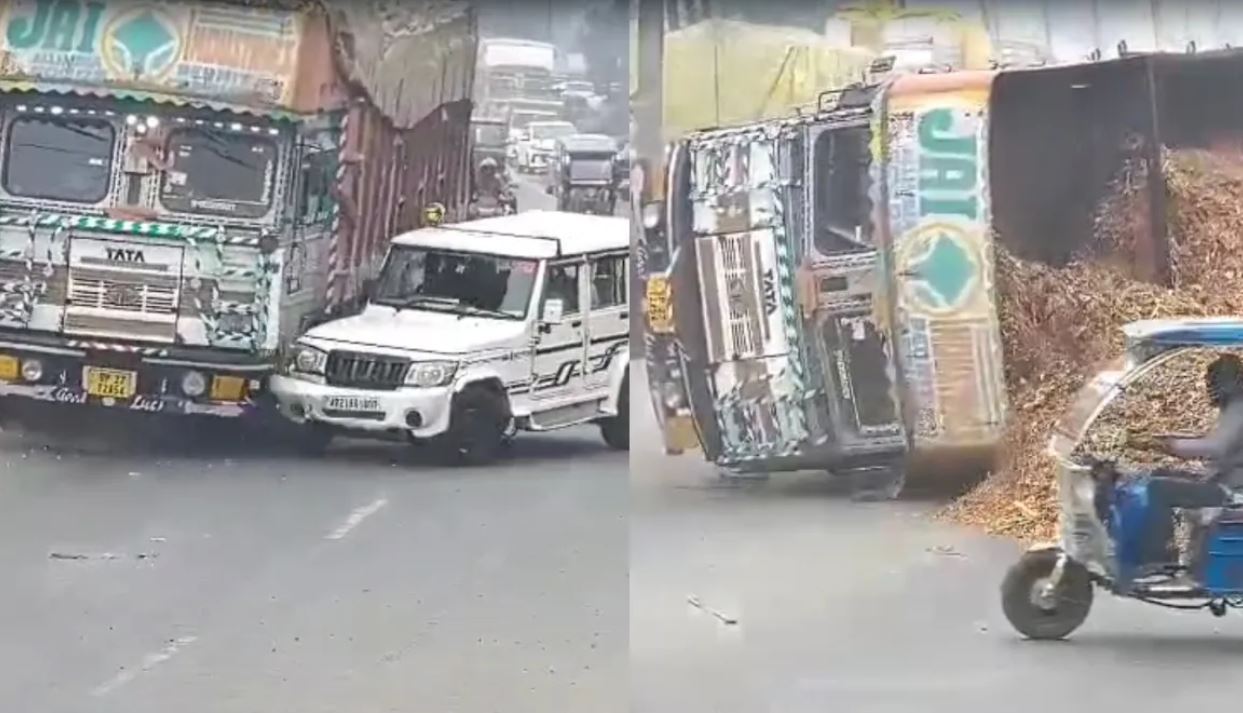 Bolero ''ਚ ਜਾਂਦੇ SDO ਨੂੰ ਸੜਕ ''ਤੇ ਮੌਤ ਨੇ ਪਾਇਆ ਘੇਰਾ ! ਤੂੜੀ ਨਾਲ ਭਰੇ ਟਰੱਕ ਨੇ ਦਿੱਤੀ ਭਿਆਨਕ ਮੌਤ (ਵੀਡੀਓ)
