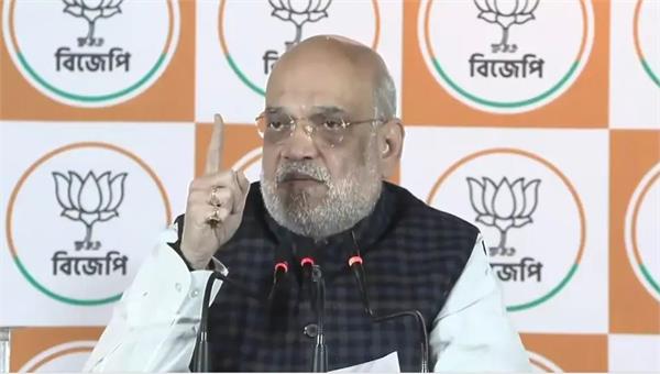amit shah sounded the election trumpet in kolkata