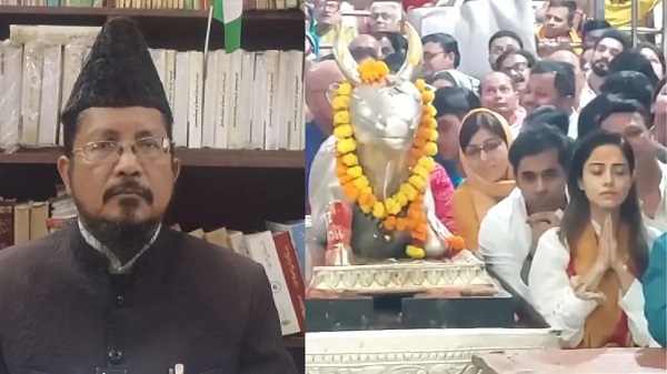 ਨੁਸਰਤ ਭਰੂਚਾ ਦੇ ਮਹਾਕਾਲ ਮੰਦਰ ਜਾਣ ''ਤੇ ਮਚਿਆ ਬਵਾਲ; ਮੌਲਾਨਾ ਭੜਕੇ, ਕਿਹਾ- ''ਗੁਨਾਹ ਕੀਤਾ ਹੈ, ਹੁਣ ਕਲਮਾ ਪੜ੍ਹੋ''