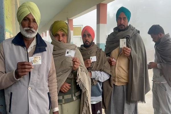 36 percent voting in mansa till 2 pm