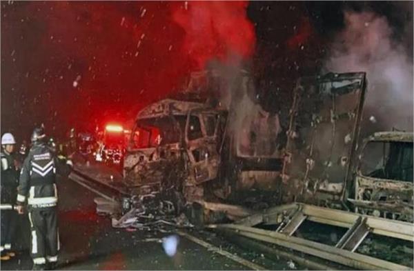 terrible road accident in japan