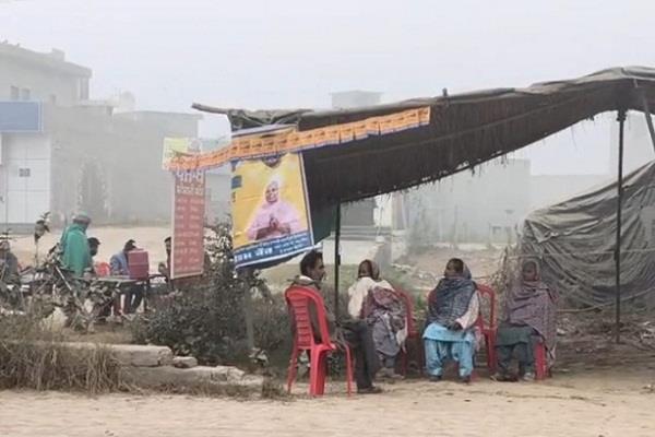 congress party booth not in sher singh ghubaya  s village