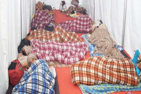 the corporation has established 8 night shelters for shelter in the cold