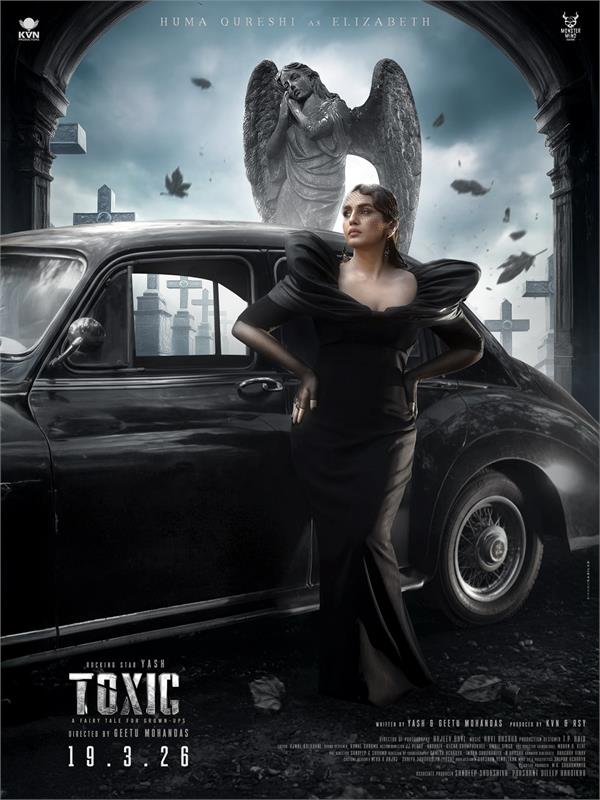   toxic  a fairytale for grownups   unveil huma qureshi  s first look poster