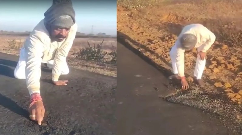 MP :ਭਾਜਪਾ ਵਿਧਾਇਕ ਨੇ ਹੱਥਾਂ ਨਾਲ ਉਖਾੜੀ 58 ਲੱਖ ਦੀ ਸੜਕ, ਅਧਿਕਾਰੀਆਂ ''ਤੇ ਲਾਏ ਭ੍ਰਿਸ਼ਟਾਚਾਰ ਦਾ ਦੋਸ਼