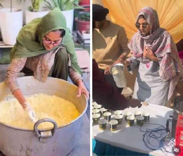 singer bani sandhu organized langar