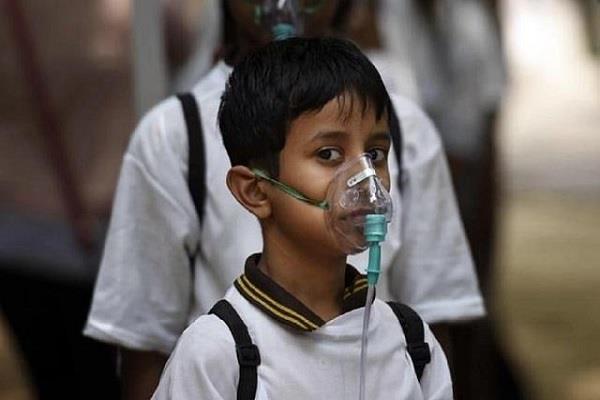 delhi  air  poison  children  breath