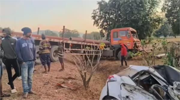 horrible road accident in chhattisgarh