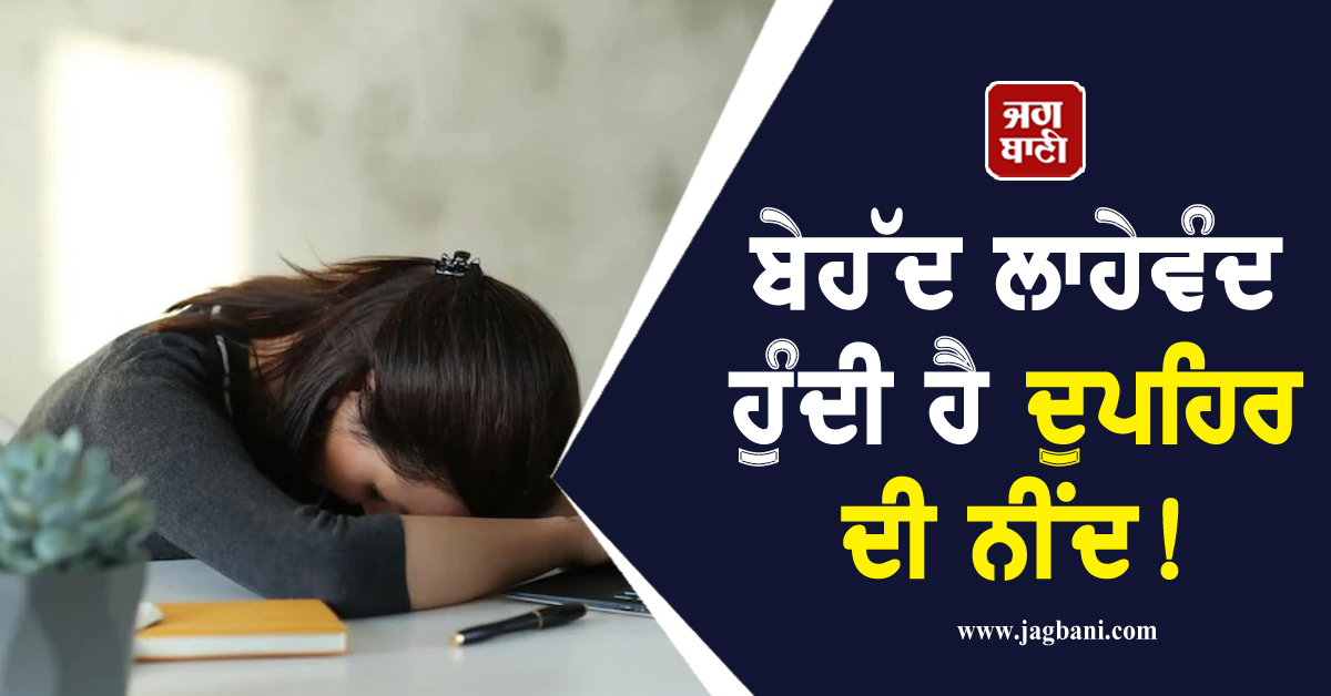 ਬੇਹੱਦ ਲਾਹੇਵੰਦ ਹੁੰਦੀ ਹੈ ਦੁਪਹਿਰ ਦੀ ਨੀਂਦ ! ਐਨਰਜੀ ਬੂਸਟਰ ਵਾਂਗ ਕੰਮ ਕਰੇਗੀ 10-20 ਮਿੰਟ ਦੀ ਝਪਕੀ