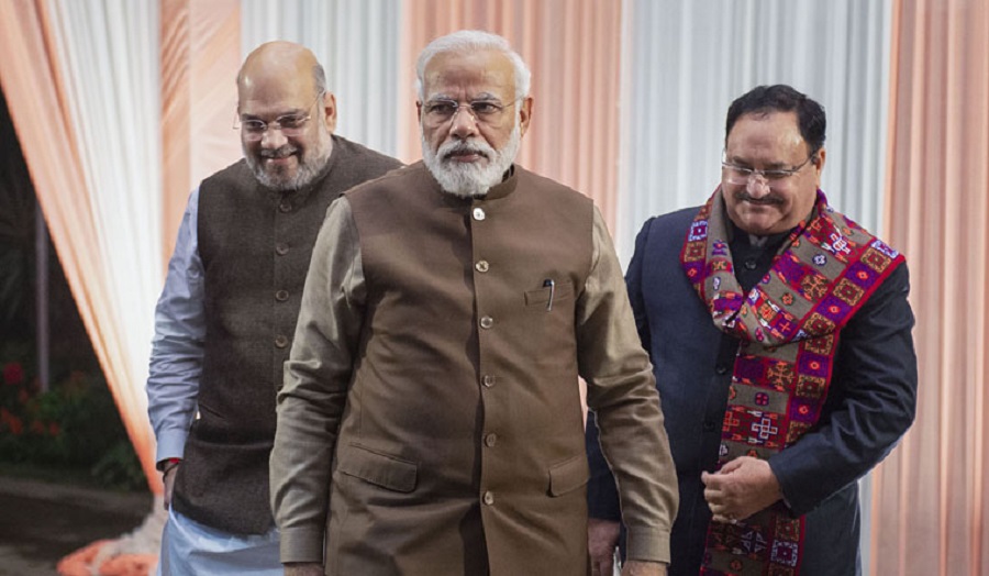 ਸੰਸਦ ਭਵਨ ''ਚ PM ਮੋਦੀ, ਅਮਿਤ ਸ਼ਾਹ ਤੇ ਜੇਪੀ ਨੱਡਾ ਦੀ ਅਹਿਮ ਮੀਟਿੰਗ ਸ਼ੁਰੂ