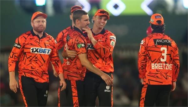 sunrisers secure historic win over royals thanks to norkia s bowling