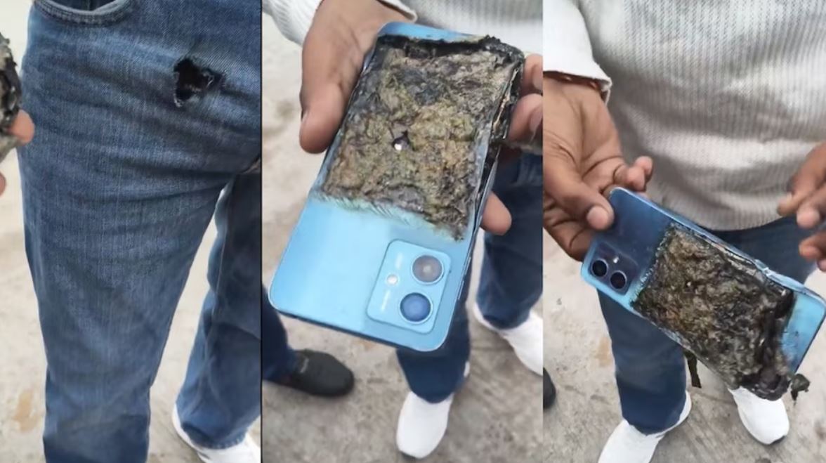 ਜੇਬ ''ਚ ਫੋਨ ਰੱਖਣ ਵਾਲੇ ਹੋ ਜਾਓ ਸਾਵਧਾਨ ! ''ਬੰਬ'' ਵਾਂਗ ਫਟ ਗਿਆ ਇਸ ਕੰਪਨੀ ਦਾ ਫ਼ੋਨ, ਵੀਡੀਓ ਵਾਇਰਲ