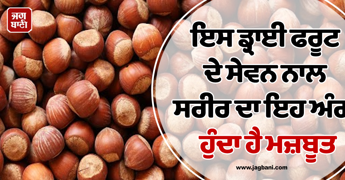 ਇਸ ਡ੍ਰਾਈ ਫਰੂਟ ਦੇ ਸੇਵਨ ਨਾਲ ਸਰੀਰ ਦਾ ਇਹ ਅੰਗ ਹੁੰਦਾ ਹੈ ਮਜ਼ਬੂਤ