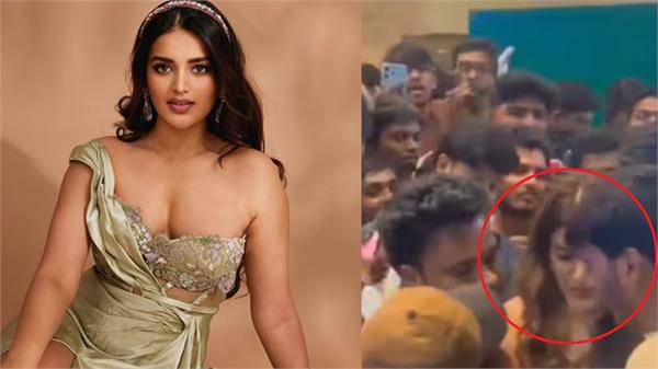 case filed against mall  organisers after actress nidhhi agerwal mobbed at event