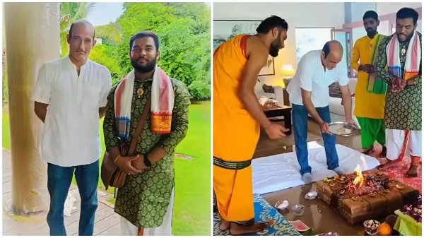 ''ਧੁਰੰਧਰ'' ਦੀ ਸਫਲਤਾ ਤੋਂ ਬਾਅਦ ਅਕਸ਼ੈ ਖੰਨਾ ਨੇ ਘਰ ''ਚ ਕਰਾਈ ''ਵਾਸਤੂ ਸ਼ਾਂਤੀ ਪੂਜਾ'', ਪੰਡਿਤ ਨੇ ਕੀਤੀ ਅਦਾਕਾਰੀ ਦੀ ਤਾਰੀਫ਼