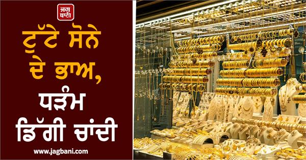 buying gold jewellery  gold prices fall  silver falls sharply